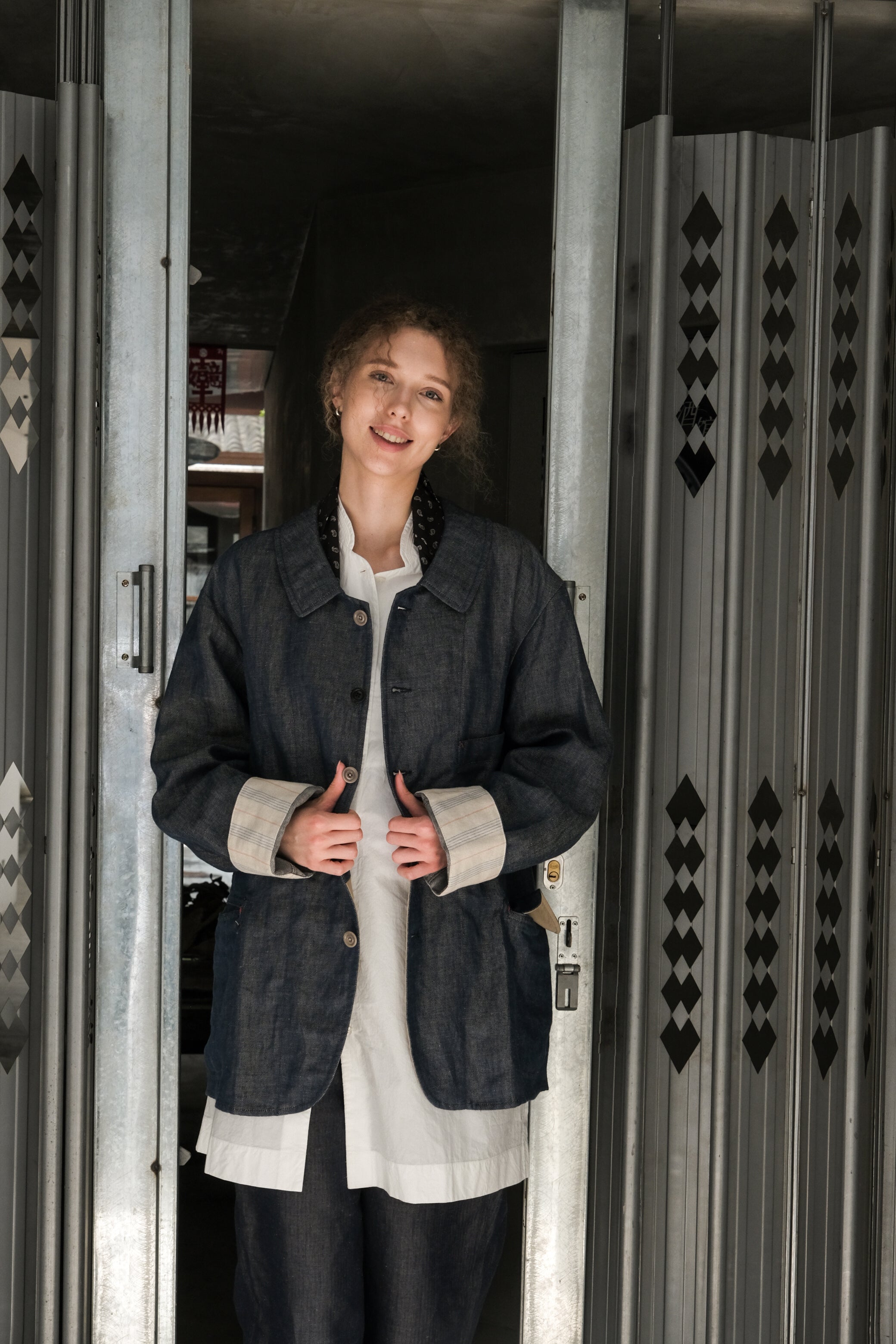 LINEN FR VACATION COAT