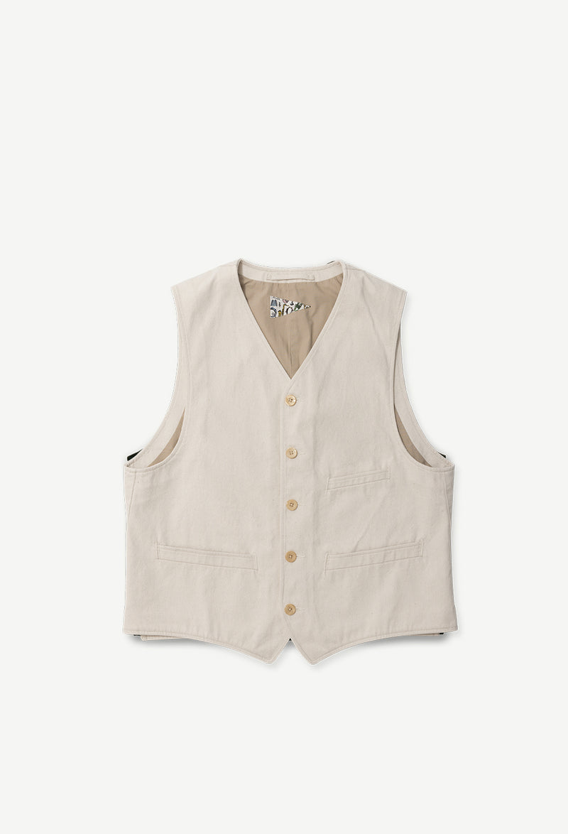 WHITE FR VEST