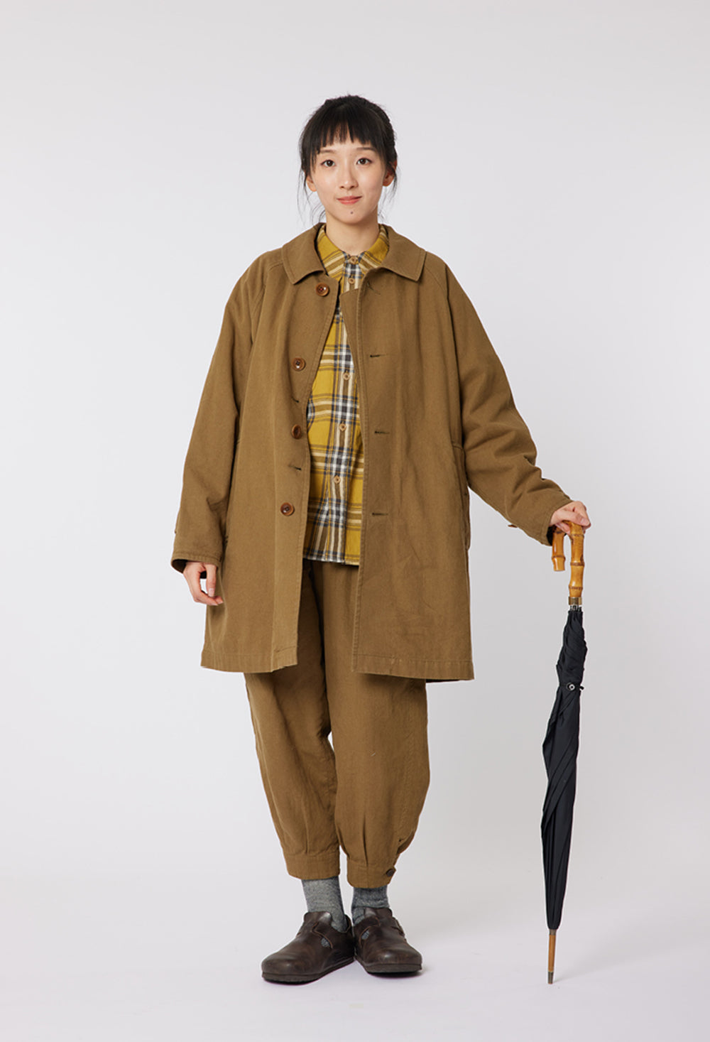 COTTON LINEN FR COAT
