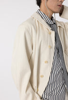 WHITE DENIM FR VACATION COAT