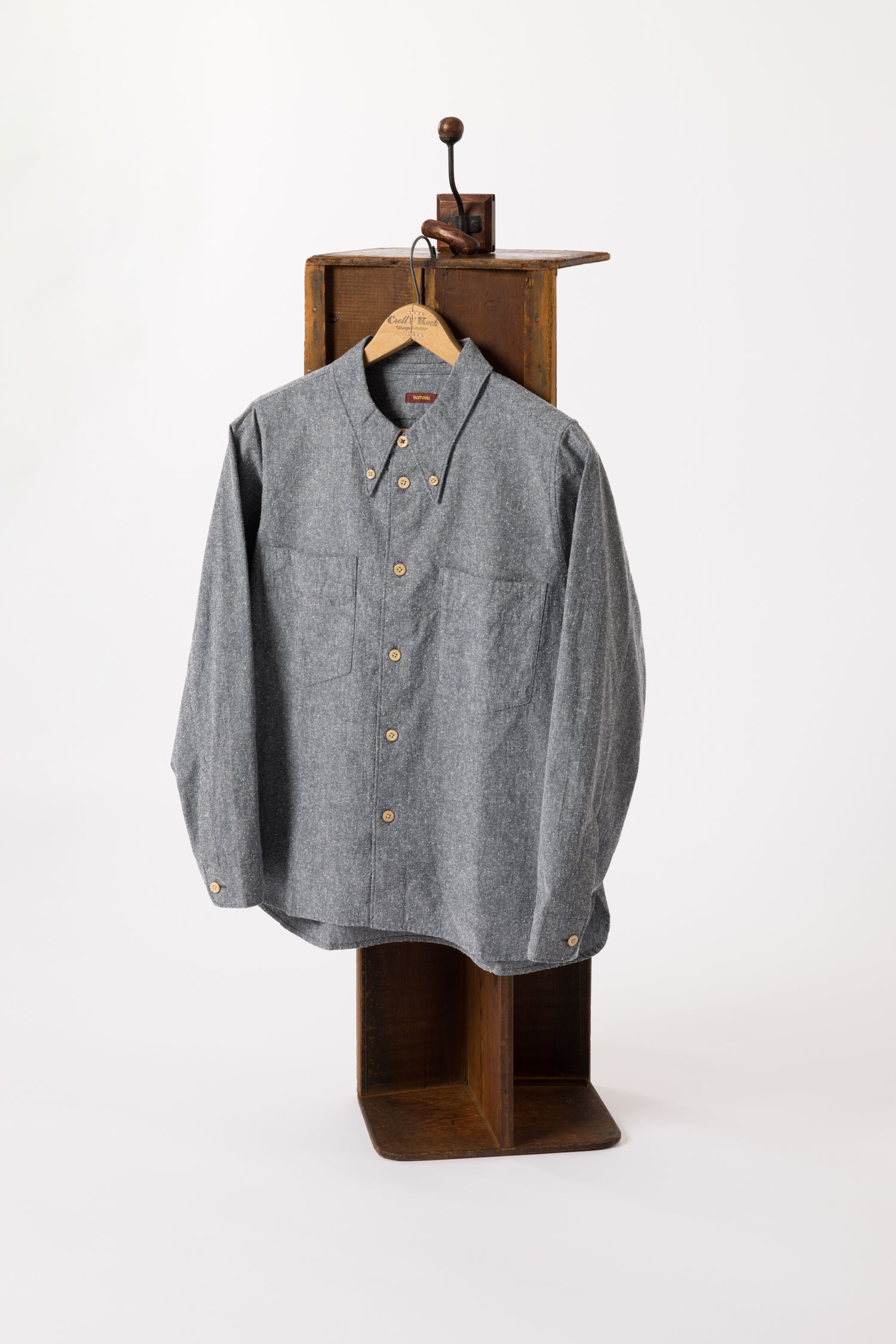 CLASSIC GREY MANHATTAN B.D. SHIRT L
