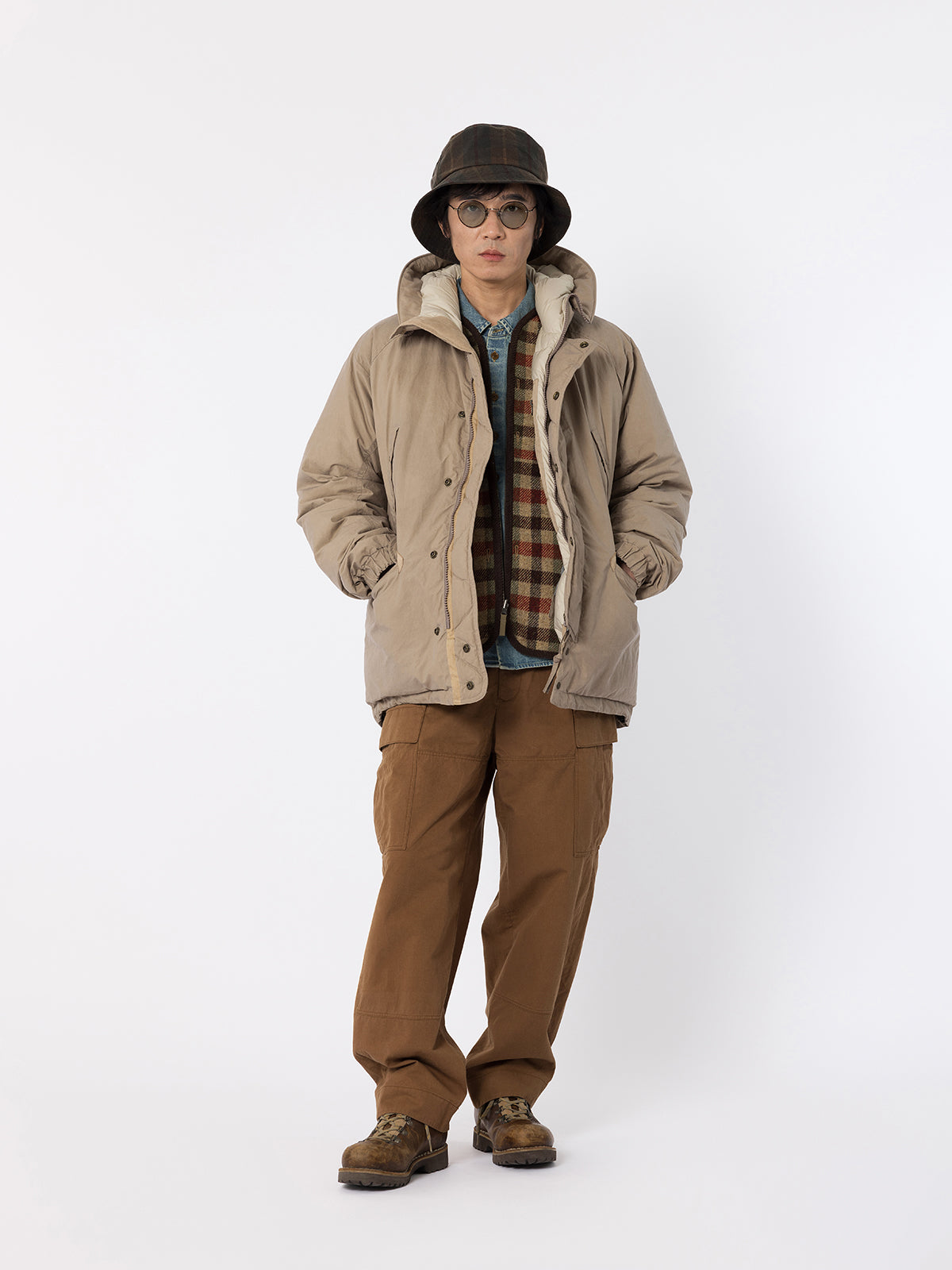 WAX COTTON MARS DOWN COAT