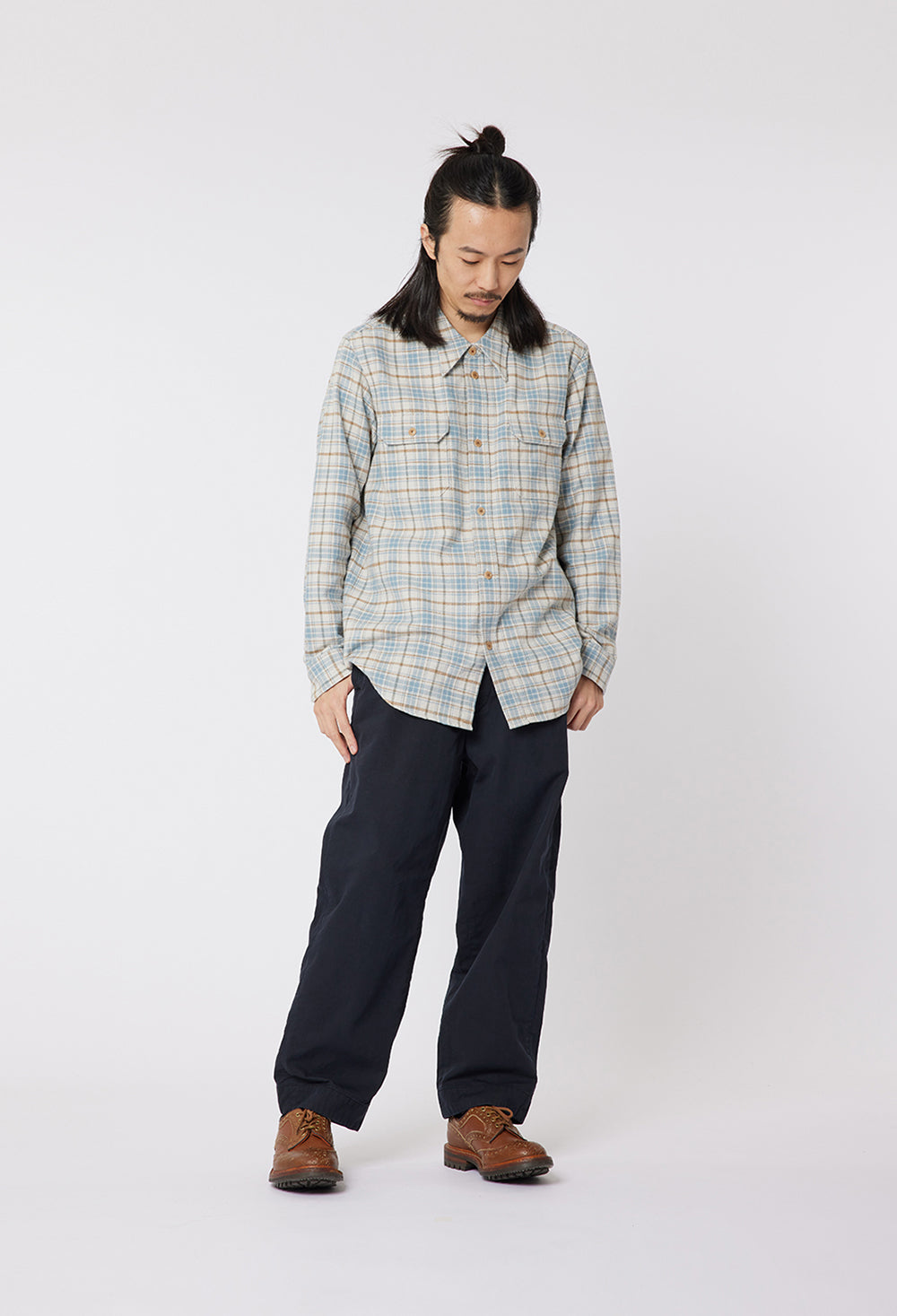CHECK PENNEY WORK SHIRT