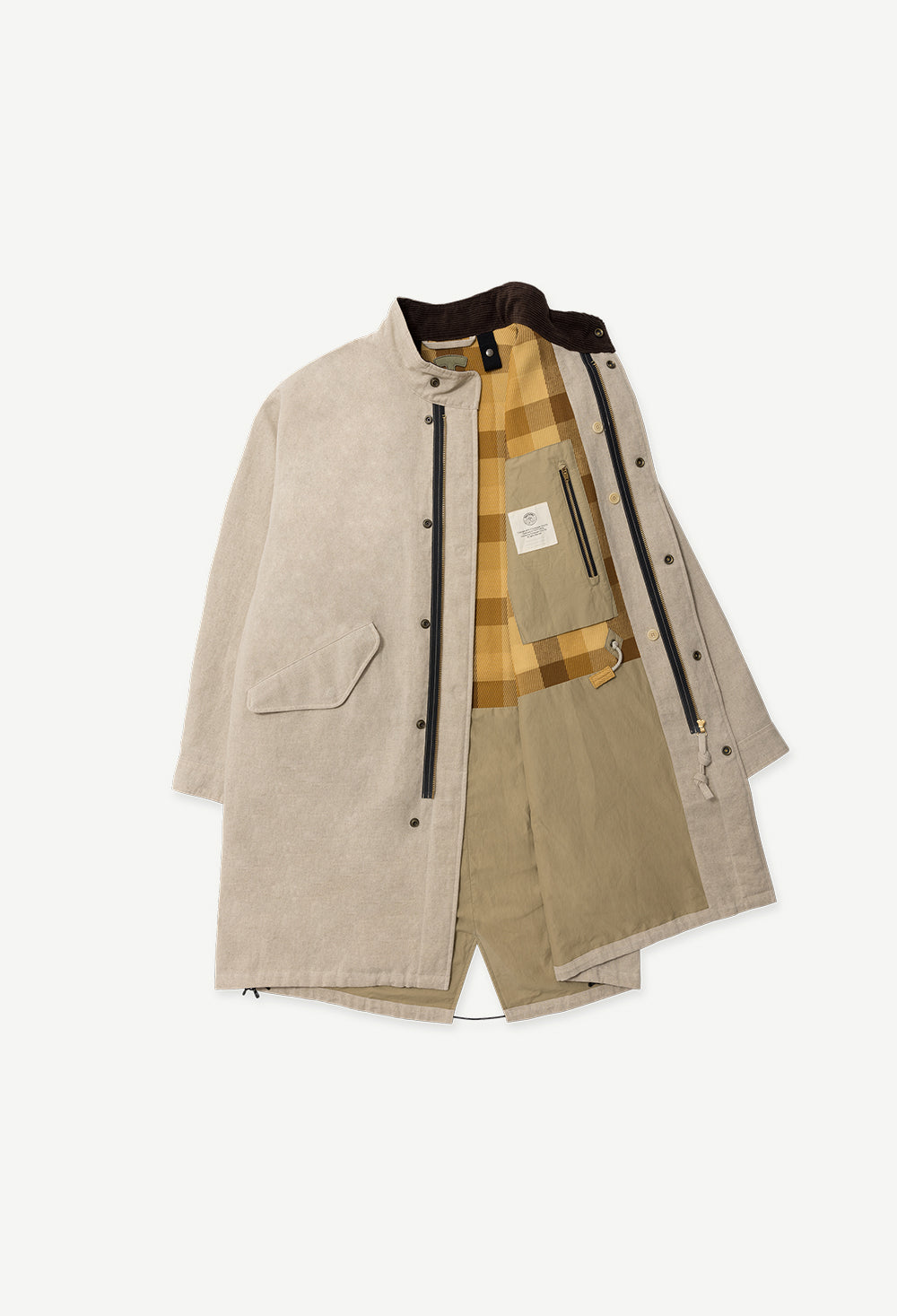 WHITE WAX PEACEMAKER COAT