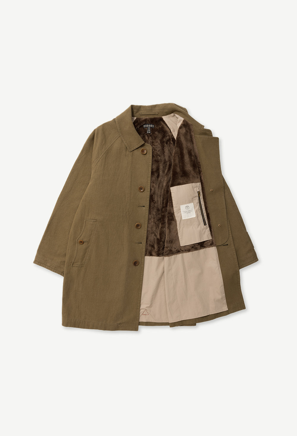 COTTON LINEN FR COAT