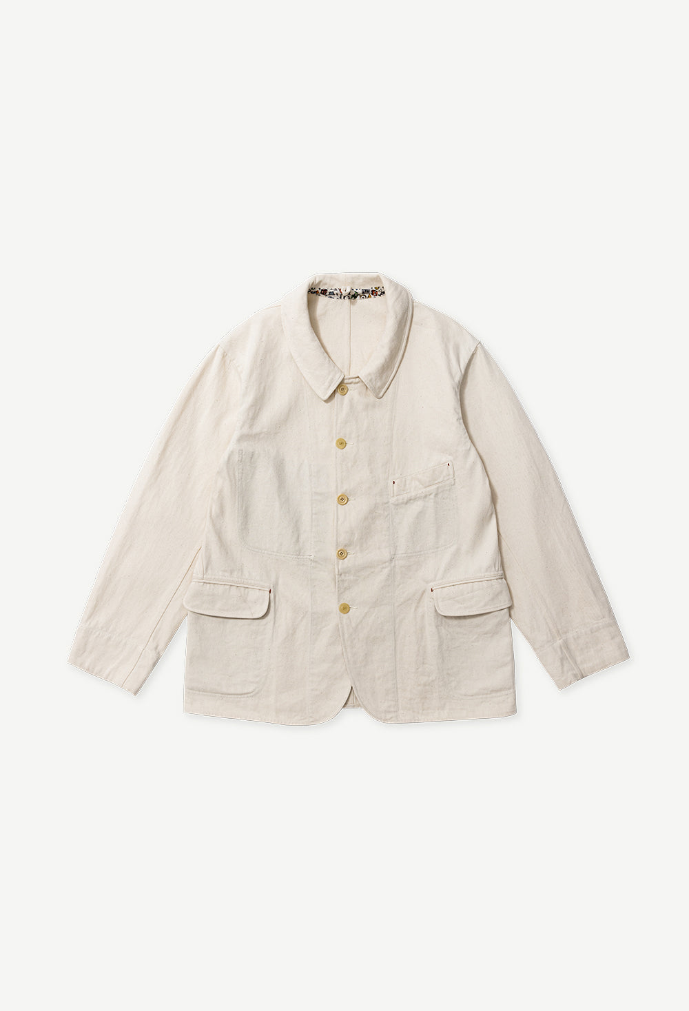 WHITE DENIM FR VACATION COAT